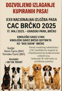 XXII CAC-BRČKO DC 2025 /DRŽAVNA IZLOŽBA PASA -17.5.2025. 